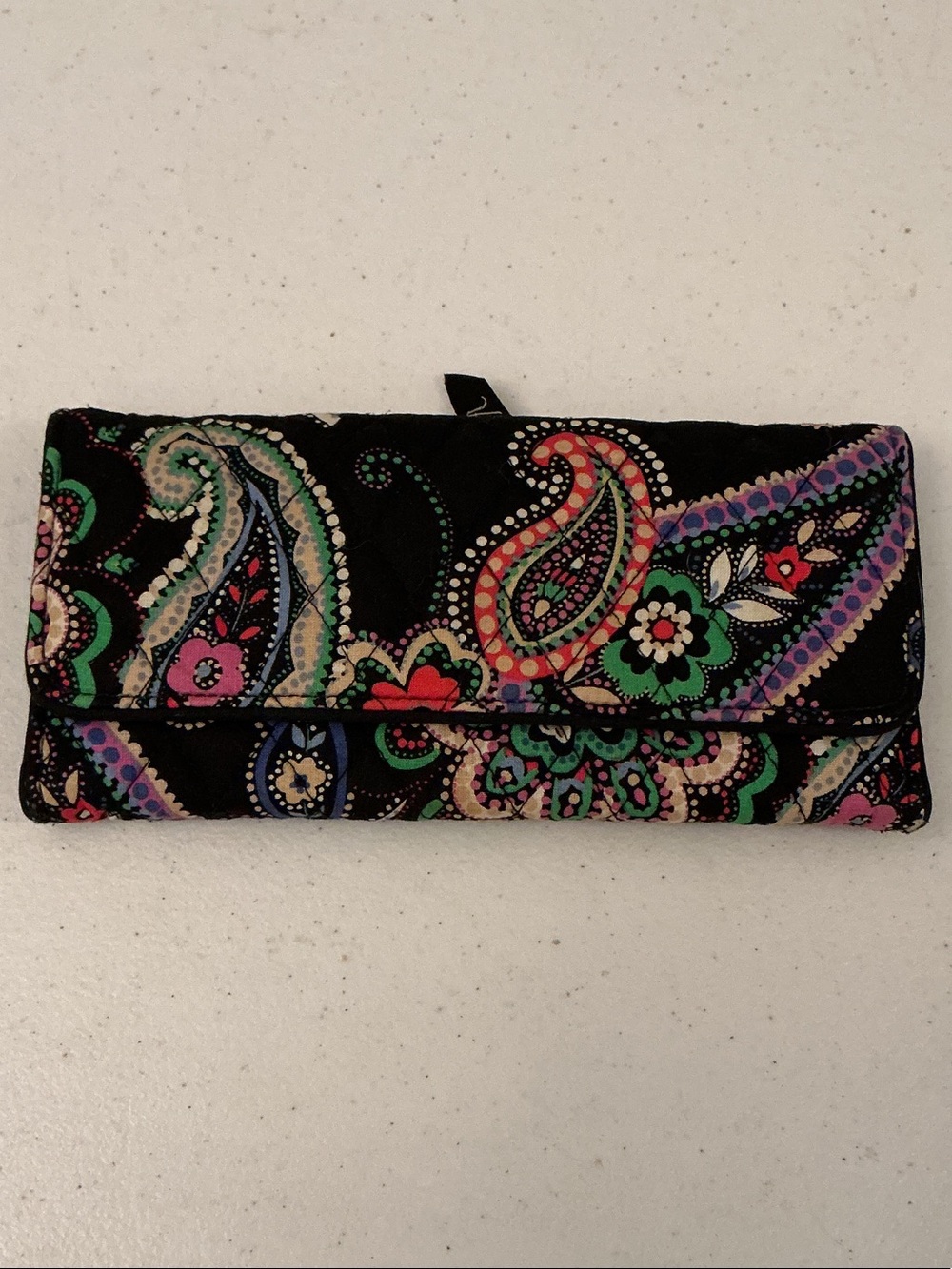 Vera Bradley retired Kiev Paisley trifold wallet